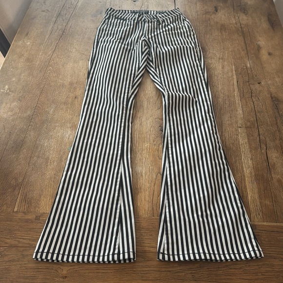 MAISON SCOTCH FLARE STRIP JEANS - Picture 2 of 9